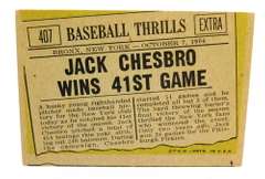 1961 Jack Chesbro Wins 41st Game Baseball Card