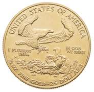 1989 $25.00 1/2 Oz. Fine Gold American Eagle