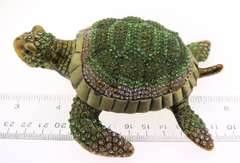 Turtle Rhinestone Trinket Box