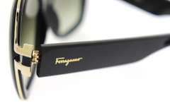 Salvatore Ferragamo Brown Square Sunglasses