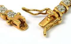 Vermeil Bracelet with Diamond Accent