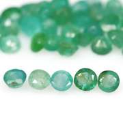 Bright emerald green 3.30ct 41pc emerald set