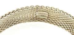Stylish Tiffany & Co. Somerset Sterling Silver Mesh Bracelet