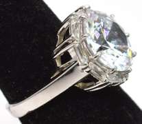 Sterling Silver CZ Cocktail Ring