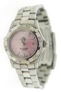 Tag Heuer Aquaracer Mop Pink Dial Watch