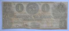 Unc 1864 $1 Bank of Pontiac Michigan Note
