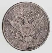 1902 Barber Half Dollar - Circulated