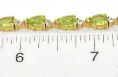 Sweet Peridot & Topaz Bracelet in Vermeil