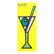 Yellow Martini by Britto, Romero