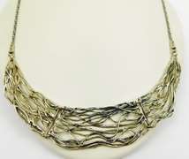 Grace & Heart Large Sterling Free Form Necklace