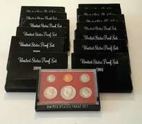 7 1980 & 6 1981 US Proof Sets