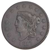 1817 Matron Head Large Cent - 15 Stars