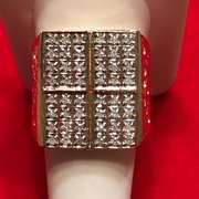 BRAND NEW MENS 14K DIAMOND RING
