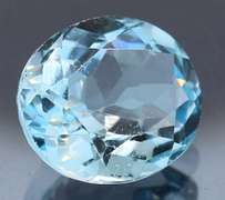 Simply stunning 5.70ct 10x12mm vivid sky blue Topaz