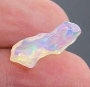 Uncut unheated 3.32ct Jelly Opal vein