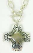Silpada Sterling Southwest Cross & Chain