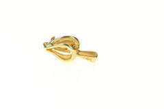 14K Yellow Gold Pear Natural Opal Diamond Accent Statement Pendant