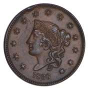 1836 Young Head Large Cent - Choice