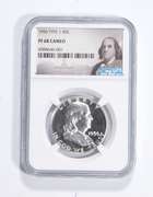 PF68 CAM 1956 Franklin Half Dollar - Type 1 - Graded NGC