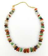 Vintage Multi Semi-Precious Hard Gemstone Necklace