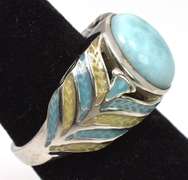 Vintage Sterling Silver Cabochon Ring