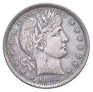 1892 Barber Quarter