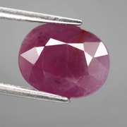 Striking 3.39ct unheated Mozambique Ruby