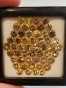Collectors 27.94ct set of rare UNHEATED yellow Tanzanite!