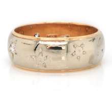 Whimsical 14kt YG Gents' Star Diamond Ring