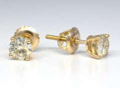 Awe-Inspiring .70 CTW Diamond Earrings