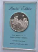 2 Eyewitness Sterling Early Space Medals