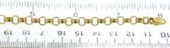 Fancy Yellow Gold Rolo Link Bracelet