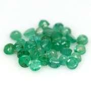 Bright emerald green 3.28ct 41pc emerald set