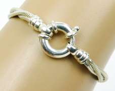 Sterling Silver Triple Chain Bracelet