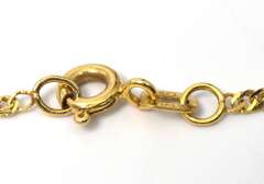Vintage Onyx Necklace with Accent Stone in 14KT Yellow Gold
