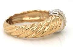 Delightful 14kt YG Cable Style Textured Ring