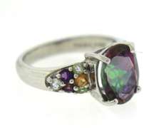 Sterling Silver Mystic Topaz Ring