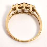 Champagne Diamond Cluster