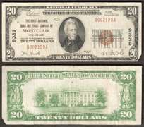 $20 1929-1 NBN=FIRST NATIONAL BANK AND TRUST CO MONTCLAIR, NJ=Ch 9339=VF