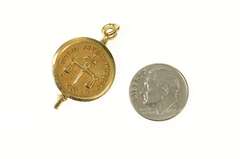 10K Yellow Gold FBI 10 Years Fidelity Bravery Integrity Pendant/Pin