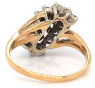 Beautiful 14kt YG Diamond Cluster Ring