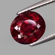 Amazing color in this 4.06ct dark red Garnet