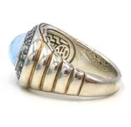 Fabulous Silver John Hardy Blue Topaz Ring