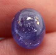Large 5.84ct UNHEATED blue violet Tanzanite