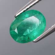 Outstanding color! 1.45ct top green Colombian Emerald
