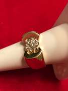 MEN'S 14K GOLD AND DIAMOND RING