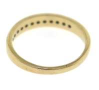 Simple 14kt Yellow Gold Diamond Channel Set Band