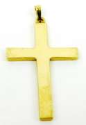 Elegant Vintage 14K Yellow Gold Cross Pendant