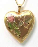 14KT Heart Locket & Chain