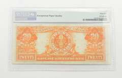 $20 1922 Gold Certificate PMG 35 EPQ Choice Very Fine, Fr # 1187